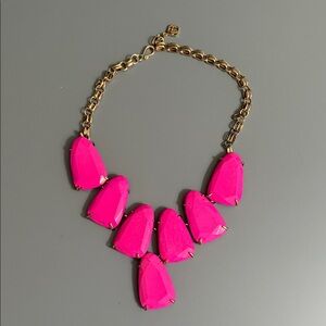 Kendra Scott Fuchsia and Gold Necklace